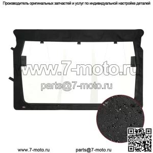 Для Yamaha Rhino 450/600/700 78637 UTV щиток заднего стекла черный водонепроницаемый