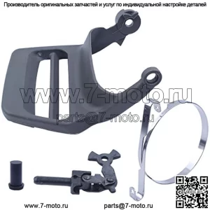 Комплект шарнира ручки тормоза цепи для бензопилы Husqvarna 357XP 359 357 537159302, защита ручки тормоза, колено шарнира, тормозная лента, буфер крышки сцепления.