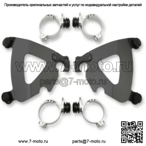 Комплект обтекателя Memphis Shades Road Warrior Black Mount для Harley Dyna Softail 06-17 (Для: Harley-Davidson)