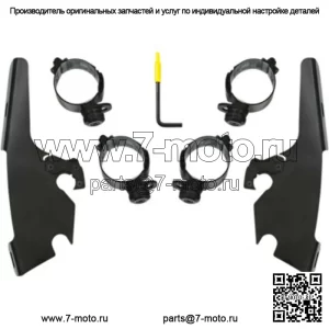 Крепление триггера на лобовое стекло Memphis Shades Black Fats Harley Sport Glide 18+ (Для: Harley-Davidson)