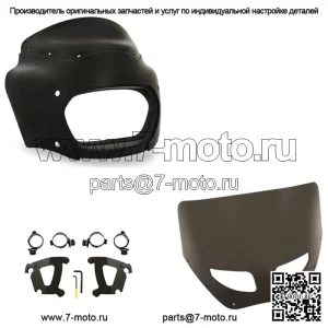 Комплект обтекателя Road Warrior 11 с вентиляцией и темным дымчатым ветровым стеклом Harley 18+ Softail FXFB (для: Harley-Davidson)
