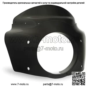 Обтекатель Memphis Shades Gloss Black Road Warrior M8 Harley 18+ Softail FLSB FLSL (Для: Harley-Davidson)