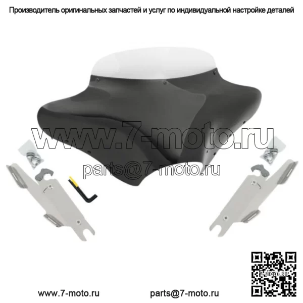 Обтекатель Memphis Shades Batwing Лобовое стекло Harley Softail Heritage Fatboy Deluxe (Для: Harley-Davidson)