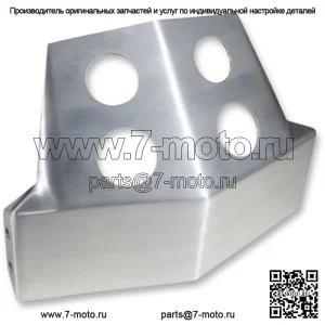 Защитная пластина передней рамы Speed Merchant из матового алюминия Harley Dyna FXD 99-05 (Для: Harley-Davidson)