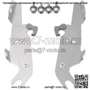 Обтекатель Memphis Shades Полированное крепление с замком курка Harley Softail OEM Lightbar (Для: Harley-Davidson)