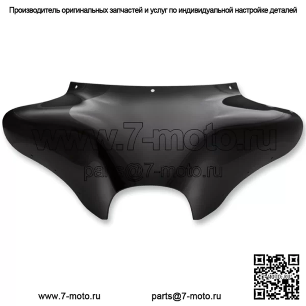 Передний обтекатель Memphis Shades Black Batwing Harley Touring Bagger Road King FLHR (Для: Harley-Davidson)