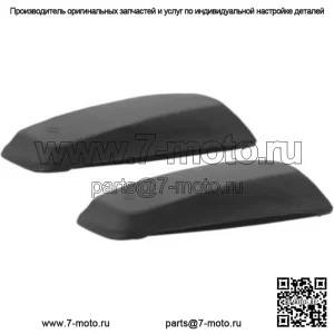 Седельная сумка Mustang с простой черной крышкой и черной строчкой 14-21 Harley Touring (Для: Harley-Davidson)