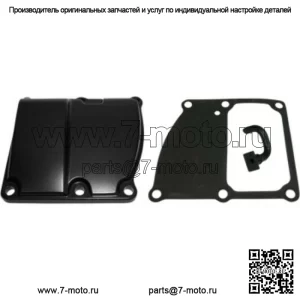 Сменная верхняя крышка коробки передач  Black Harley 17-21 M-Eight (для: Harley-Davidson)
