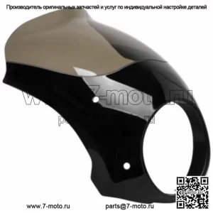 Обтекатель лобового стекла Memphis Shades Smoked Black Bullet Harley FLST Softail 86+ (Для: Harley-Davidson)