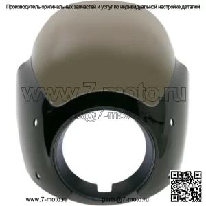 Обтекатель Memphis Shades Gloss Black Cafe M8 Harley 96+ XL M8 Softail FXBB FXLR (Для: Harley-Davidson)