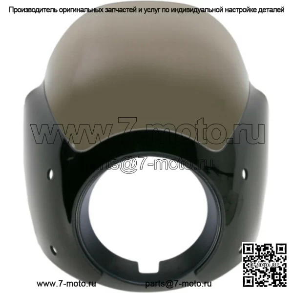 Обтекатель Memphis Shades Gloss Black Cafe M8 Harley 96+ XL M8 Softail FXBB FXLR (Для: Harley-Davidson)