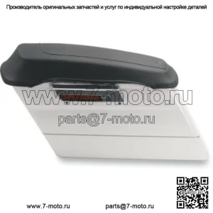 Сиденья Mustang, черная крышка седельной сумки, черная прострочка, Harley Touring 1993-2013 гг. (Для: Harley-Davidson)