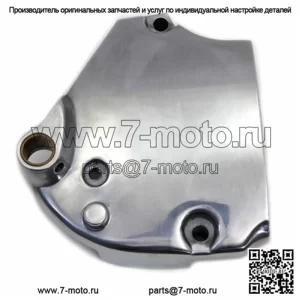 Полированная крышка звездочки Kickstart и электрический Harley Ironhead Sportster 1971-76 гг. (Для: Harley-Davidson)