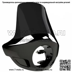 Обтекатель лобового стекла Burly Brand Black Tall Touring Sport Harley 35 39 41 49 мм (Для: Harley-Davidson)