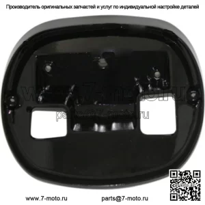 Опорная пластина заднего фонаря Custom Dynamics черного цвета Harley Dyna Softail XL (Для: Harley-Davidson)