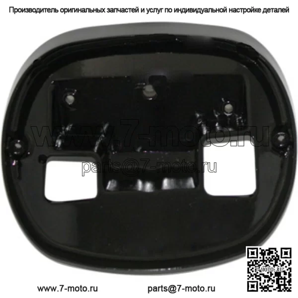Опорная пластина заднего фонаря Custom Dynamics черного цвета Harley Dyna Softail XL (Для: Harley-Davidson)