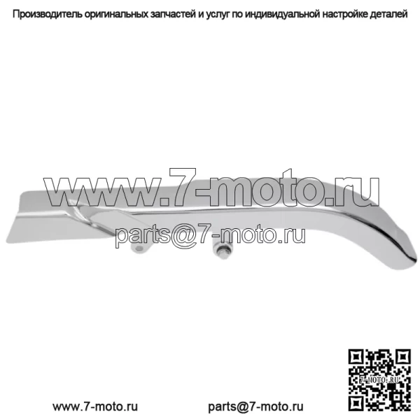 Хромированная задняя крышка ремня  OE 60533-00 Harley Softail 2000-06 (Для: Harley-Davidson)