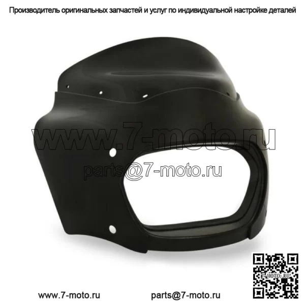 Обтекатель Memphis Shades Gloss Black Road Warrior Harley 18+ Softail Fat Bob FXFB (Для: Harley-Davidson)