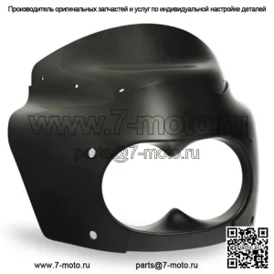 Обтекатель Memphis Shades Black Gloss Road Warrior Harley Dyna Fat Bob 08-17 FXDF (Для: Harley-Davidson)