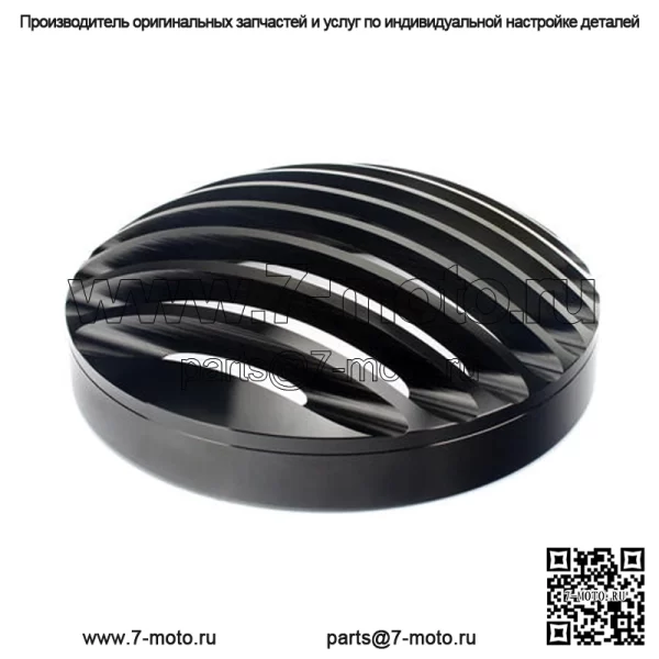 Алюминиевый мотоциклетный черный гриль-крышка для фар для Harley - Image 2