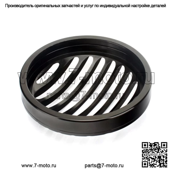 Алюминиевый мотоциклетный черный гриль-крышка для фар для Harley - Image 4