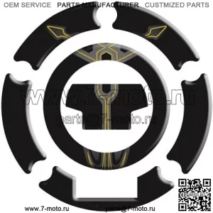 Защита крышки бензобака T.Fork черная для Yamaha FZ-07 2015-2017 гг.