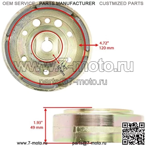 Ротор маховика статора, совместимый с Suzuki LTF400 LT-F400F Eiger 400 2x4 4x4 2002 2003-2007 - Image 2