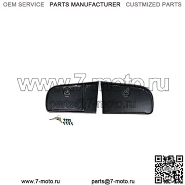 EZGO Перчаточный ящик с замком из углеродного волокна
