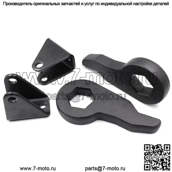 Подходит для Chevrolet GMC 2500HD 2001-2010 годов выпуска, передний блок высотой 3 дюйма, задний блок высотой 2 дюйма. - Image 2