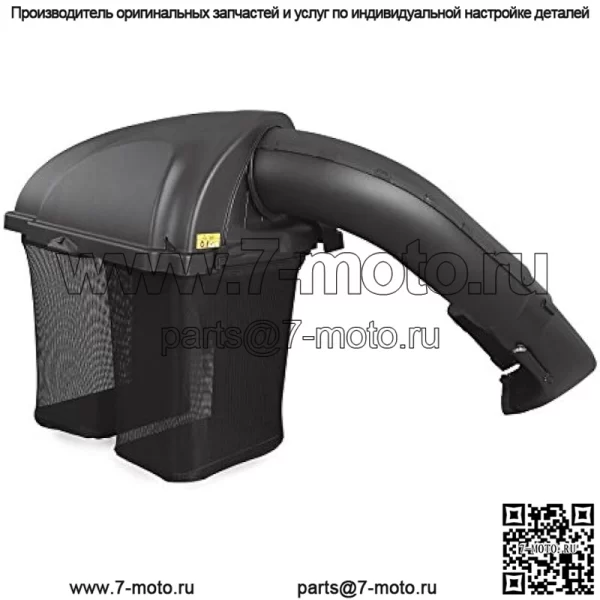 19A30034000 Двойной упаковщик для тракторов Husqvarna, производимых на открытом воздухе, с боковыми разгрузочными деками 42 и 46 дюймов, черный