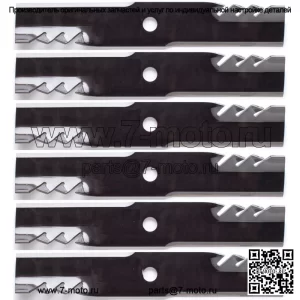 6PK 596-322 Лезвия G5 Gator для Exmark 52 дюйма 103-6392, 103-6402