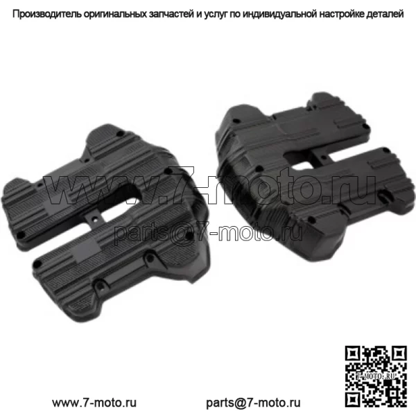 Черные верхние крышки Rocker Box  10-го калибра Harley Touring Softail M8 17+ (Для: Harley-Davidson)