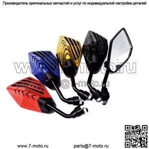 Для Yamaha V Star 650 XVS650 250 1100 пара мотоциклетное зеркало заднего вида с крылом