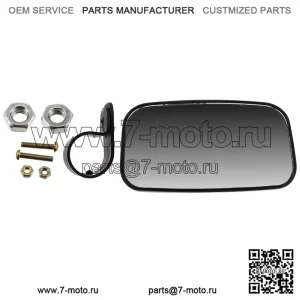 Зеркало заднего вида для John Deere Gator HPX XUV 550 560 590 625 835, черное (для: John Deere Gator HPX HPX815E)