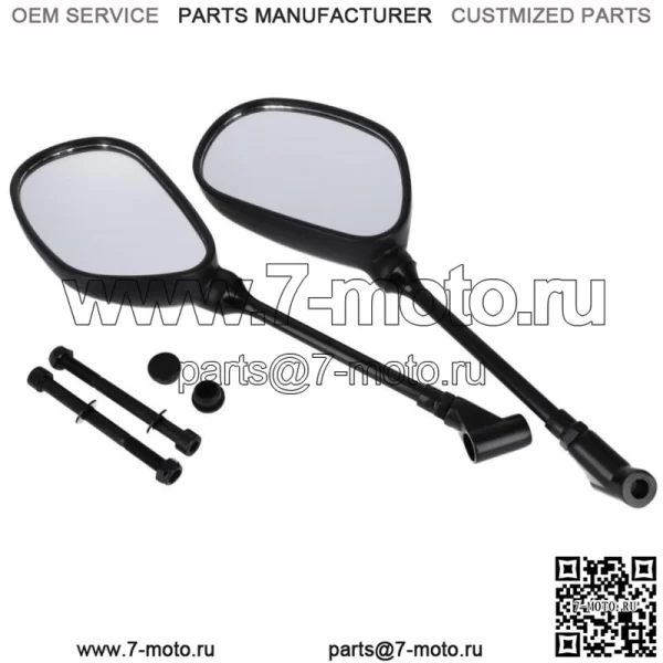 Пара зеркал для Peugeot Kisbee 50 2011-2016 уличная зона 2014 Vivacity 50 2008-09