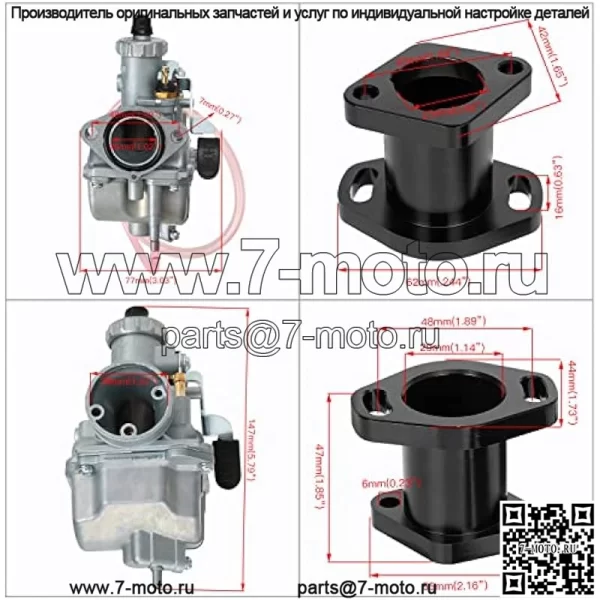 Карбюратор Racing VM22 для Predator 212cc 196cc 224cc Coleman CT200U BT200X GX160 GX200 6,5 л.с. клонированный двигатель с верхним расположением клапанов KT196 Baja MB200 Mini Bike Go Kart с 38-миллиметровым воздушным фильтром, черные детали - Image 3