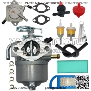 Карбюратор AM122006 подходит для John Deere AM18740 AM121391 Gator 6X4 Worksite PC2387 32429 32256 32414 32429 Заменяет карбюратор Gator 4x2. С воздушным фильтром и топливным насосом