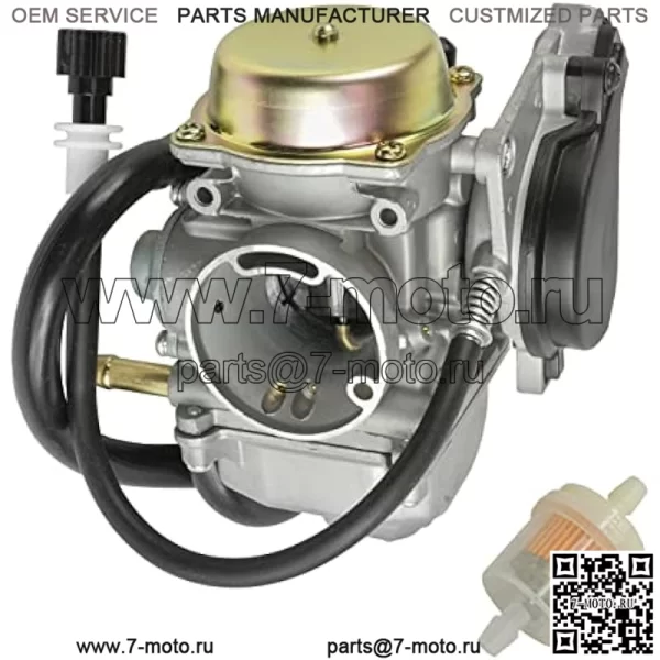 Карбюратор, совместимый с Suzuki LT-F400 LTF400 LTF400F Eiger 400 4x4 2x4, руководство 2002-2007 гг.
