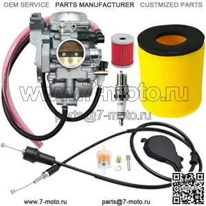Карбюратор Eiger 400 для Suzuki LT-F400 2x4 4x4 2002-2007 заменяет # 13200-38F22 13200-38F2V с тросом дроссельной заслонки