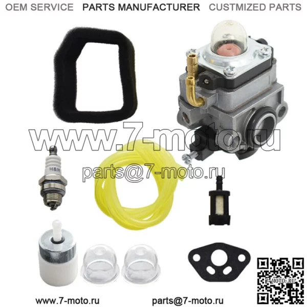 Комплект карбюратора подходит для Troy-Bilt TB26TB TB490BC TB490BC TB425CS TB575SS TB475SS - Image 4