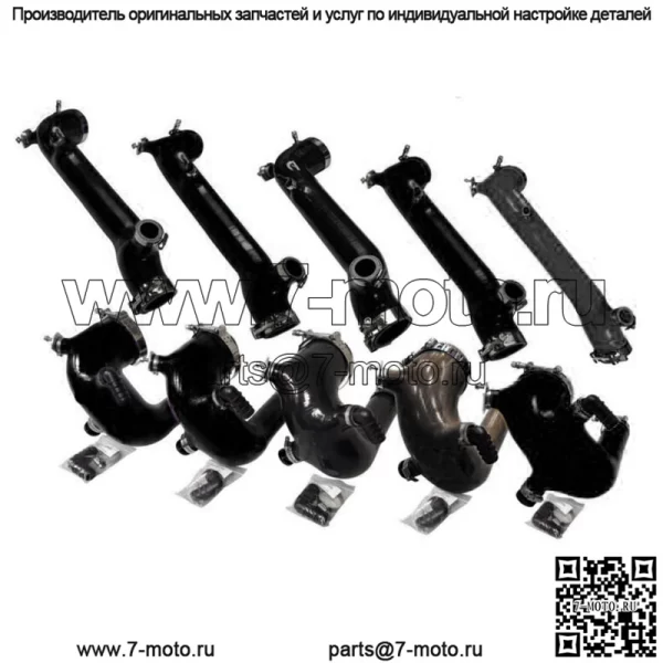 Комплект силиконовой зарядной трубки Polaris RZR XP Turbo & S 2016–2024 гг. С BOV - Image 4