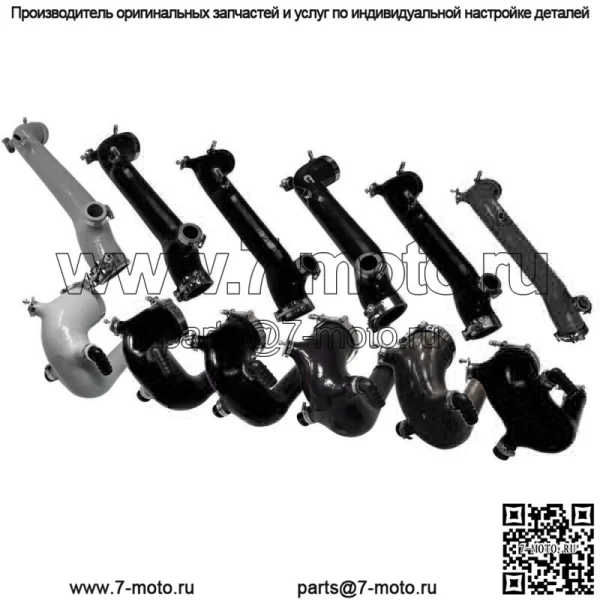 Комплект силиконовой зарядной трубки Polaris RZR XP Turbo & S 2016–2024 гг. С BOV - Image 5