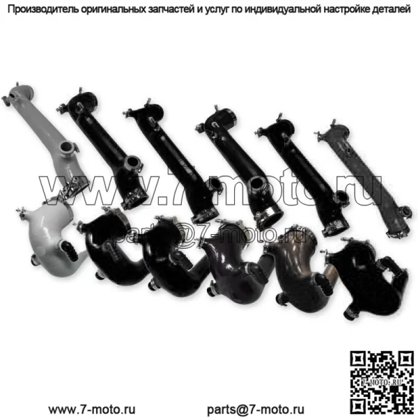 Комплект силиконовой зарядной трубки Polaris RZR XP Turbo & S 2016–2024 гг. С BOV - Image 5
