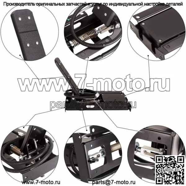 Коробка педали акселератора гольф-кара в сборе для EZGO TXT 2000-up (PDS) 73333G05 - Image 2