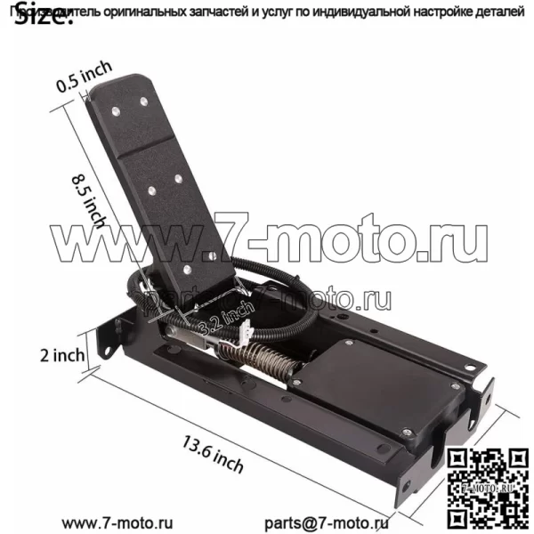 Коробка педали акселератора гольф-кара в сборе для EZGO TXT 2000-up (PDS) 73333G05 - Image 3