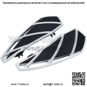 Курякын Хром Phantom Driver Подножки Подножки Половицы Harley Touring Softail 83+ (Для: Harley-Davidson)