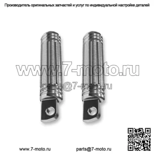 Алюминиевые подножки Burly 6061-T6 с ЧПУ Harley Softail Sportster Dyna Touring (Для: Harley-Davidson)
