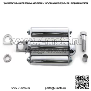 Плоская хромированная круглая копия педали кик-стартера, замена Harley Ironhead FL FX (для: Harley-Davidson)