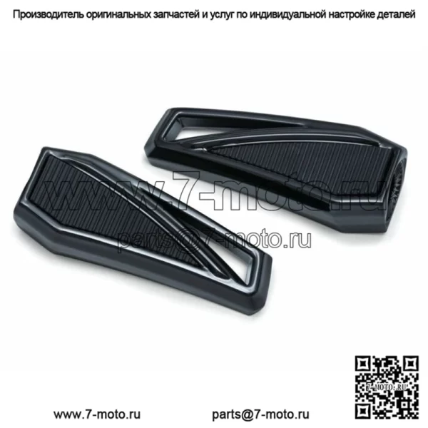 Курякын Black Phantom подножки Шоссейные подножки Harley Metric Универсальные OEM крепления (Для: Harley-Davidson)