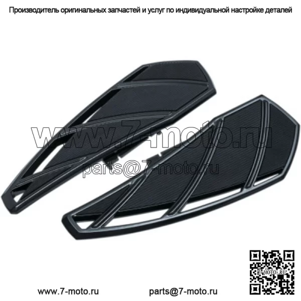 Курякын Black Phantom Driver Подножки Подножки Harley Softail 2018-20 FL (Для: Harley-Davidson)